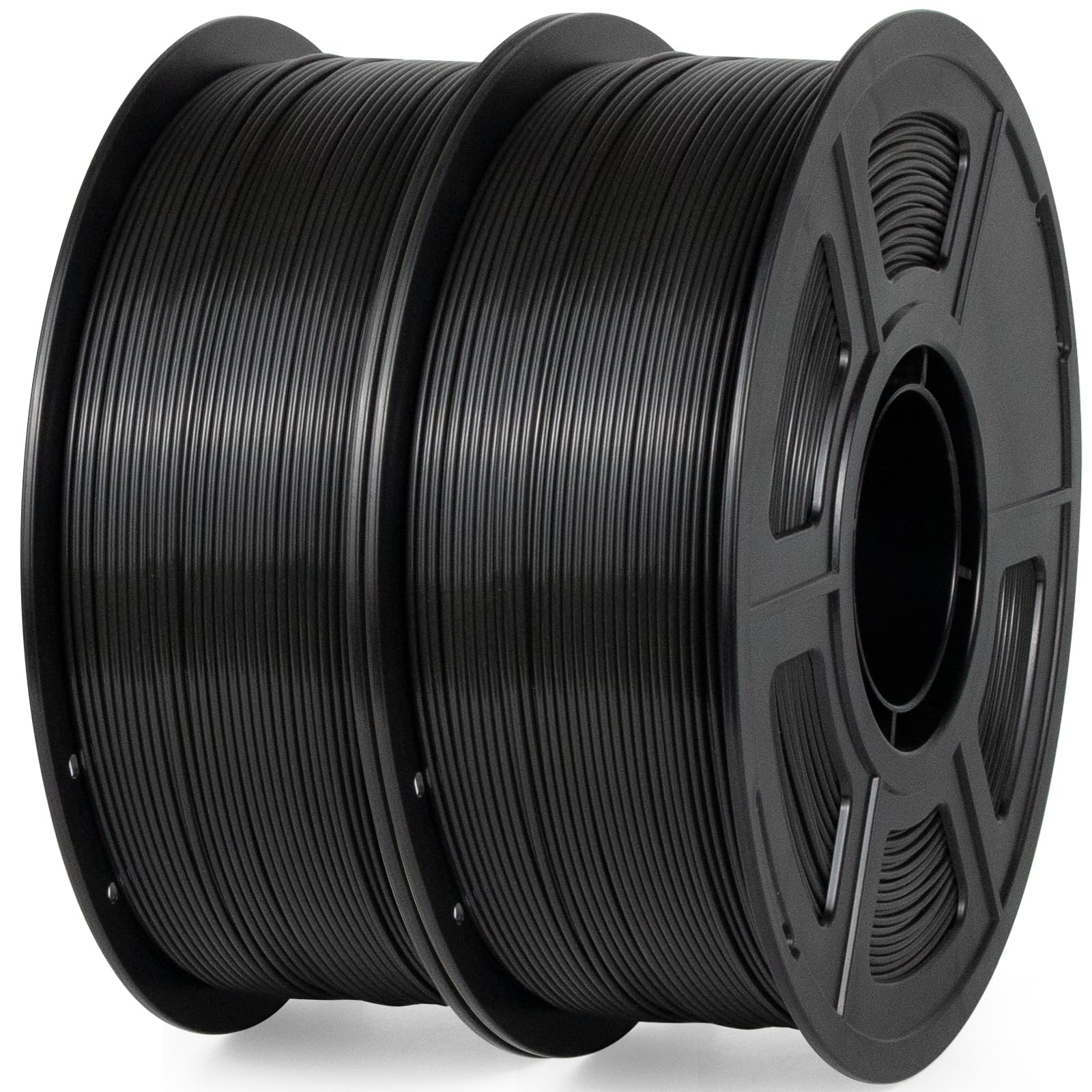 iSANMATE ASA Filament 1.75mm Bundle 2KG (4.4lbs), UV & Weather Resistant 3D Printer Filament Perfect for Outdoor Functional Parts, Black+Black