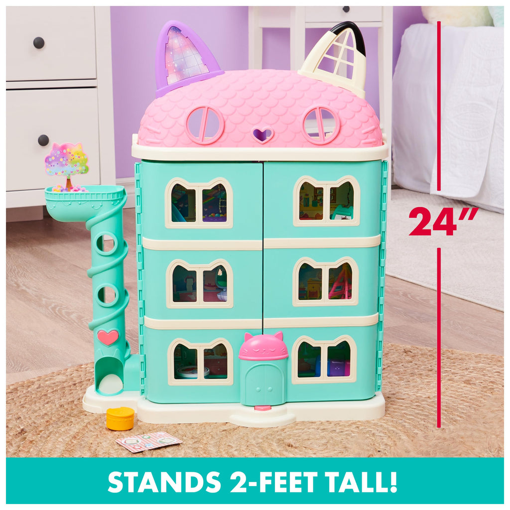 Gabby’s Dollhouse, Purrfect Dollhouse with 15 Pieces including Toy Figures, Furniture, Accessories and Sounds, Kids Toys for Ages 3 and up