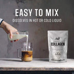HEARTHY FOODS Collagen Powder - 18g Protein - Pure Halal Collagen Peptides Grass Fed Organic Hydrolyzed Powder | Type I and III Unflavoured Keto Friendly Gluten Free No Sugar Non GMO 16 Oz
