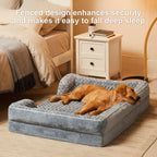 WNPETHOME Dog Beds for Large Sized Dogs, Washable Orthopedic Dog Couch Sofa Bed with Waterproof Lining & Non-Skid Bottom for Pet Sleeping