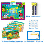 Skillmatics Search and Find Educational Game - Reusable Preschool Learning Activities, Perfect for Toddlers & Kids Who Love Toys, Art & Crafts, Builds Vocabulary, Gifts for Ages 3, 4, 5, 6