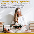Premier Research Labs CereVen - Herbal Brain Supplement for Memory & Focus Featuring Rhodiola Rosea, Rhodiola Rosea Supplement for Brain Health Support - 60 Vegetarian Capsules