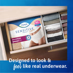 Tena Sensitive Care Incontinence Underwear for Women, Maximum, S/M, White, 80 Count (Waist Size 25in-34in)