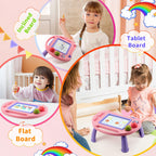 BABLOCVID Magnetic Drawing Board for Toddlers Girl Toys Doodle Board Pad