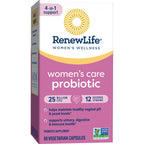 Renew Life Women's Probiotic Capsules, Supports pH Balance for Women, Vaginal, Urinary, Digestive and Immune Health, L. Rhamnosus GG, Dairy, Soy and Gluten-Free, 25 Billion CFU - 60 Ct