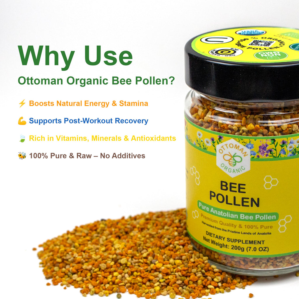 ottoman organic Bee Pollen 200g (7 oz) | USDA Organic
