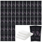 Hot or Cold Moist Cotton Towel Bulk Moist Towelettes Individually Wrapped 8.7" x 8.7",White Towel Services,Refreshment Pre Moistened Towels Lavender Scent for Travel Sport Party Spa Dentist Hotel