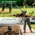 Walensee 2-in-1 Weed Puller Tool and Garden Hoe, Long Handle Weed Rake