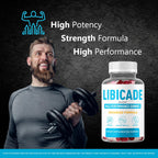 (3 Pack) Libicade Gummies - Official Libicade Premium Supplement Gummy for Men - Maximum Strength, All Natural Drive Advanced Formula Daily Support Overall Health & Wellness, 180 Gummies for 3 Months