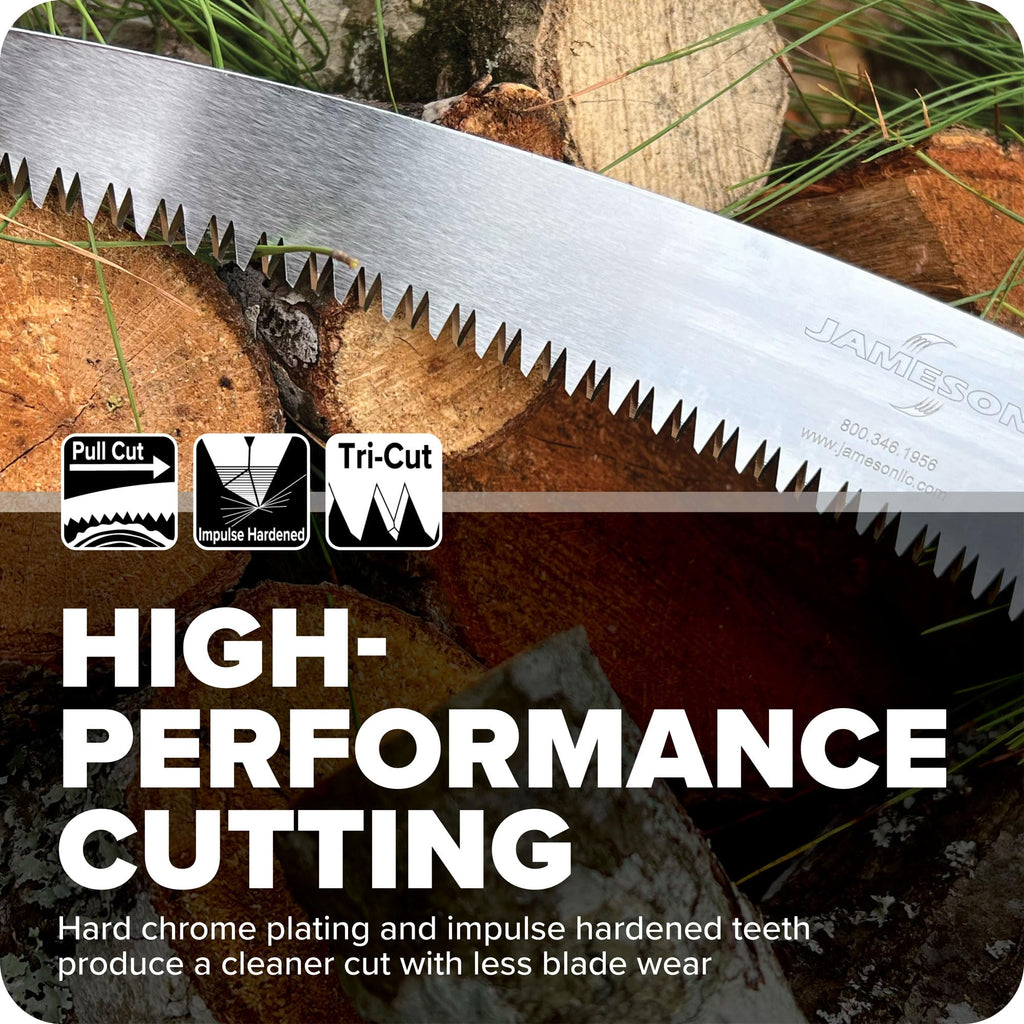 Jameson Tri-Cut Pole Saw Head Kit, 16-Inch Blade, Corrosion-Resistant Aluminum, Model PS-3FPS2