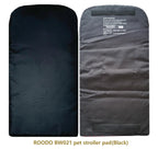 ROODO Pet Stroller Mat,Dog Stroller Cushion,Inner Pad for Exclusive Use,Original,Replaceable,Easy to Clean,Set of 3 pc(Black)