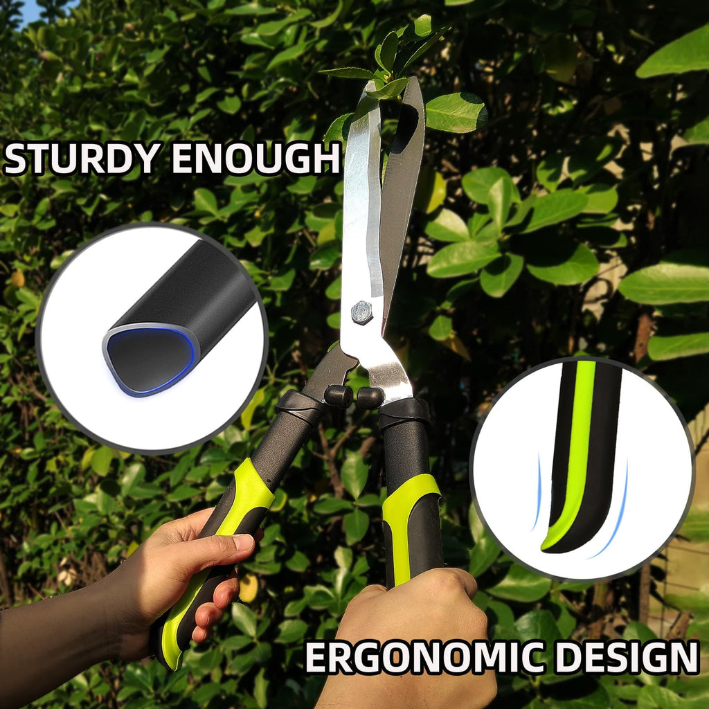 YRTSH Loppers Hedge Clippers & Pruners Combo Set 3-Piece Hedge Shears