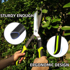 YRTSH Loppers Hedge Clippers & Pruners Combo Set 3-Piece Hedge Shears