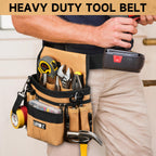 LEFOR·Z Tool Belt,14-Pockets Tool Belts for Men with Magnetic Tool Pouch