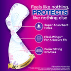 Always Radiant Feminine Pads for Women, Flexfoam Pads with Wings, Size 5, Extra Heavy Overnight Absorbency, Lightly Scented, 54 Count (3 Packs of 18)