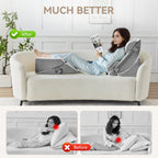 Yojoker 9PCS Orthopedic Bed Wedge Pillow Set for Sleeping, Back and Leg Pain Relief, Post Surgery Foam Pillow for Body, Triangle Adjustable Support Pillow - Acid Reflux Sleeping Pillows