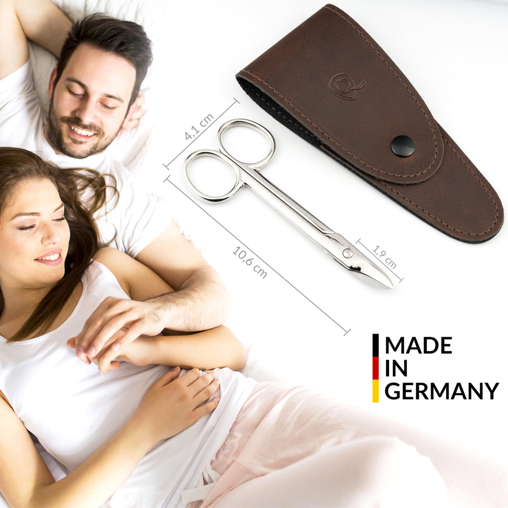 marQus - Toenail Scissors made in Germany - for precise cutting of thick nails, suitable as pedicure tool, with Premium Storage Case