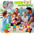 40pcs Magnetic Blocks for Toddler Toys, Magnetic Cubes Building Blocks Classroom Must Haves, STEM Preschool Sensory Magnet Toys for 3 4 5 6 Year Old Boys and Girls
