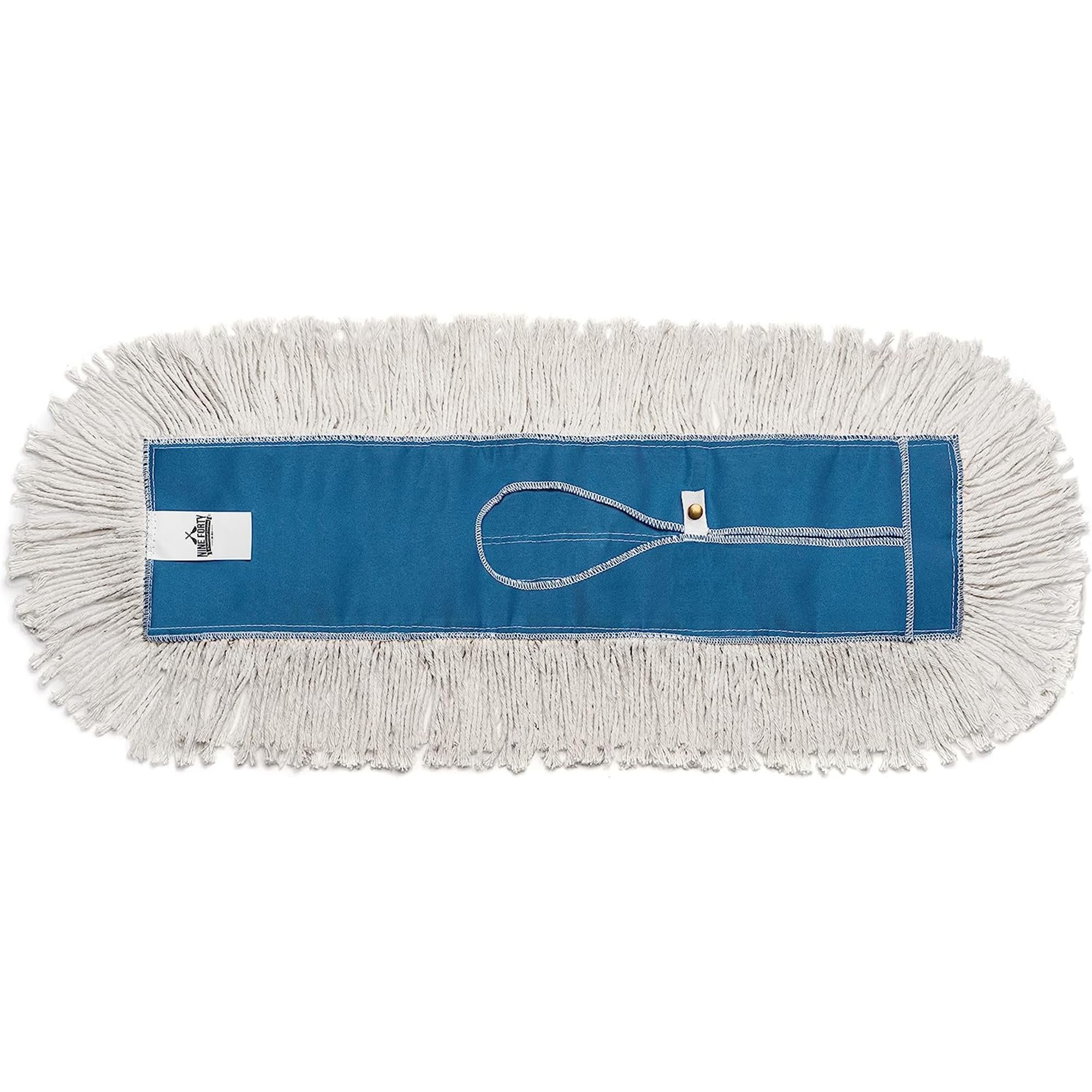 Nine Forty Industrial-Grade 60x5 Cotton Dust Mop Head Refills, Perfect Replacement for Busy Home, Gym, Industrial and Commercial Spaces, Heavy-Duty Mop for Janitorial & Housekeeping Needs - 1 Pack