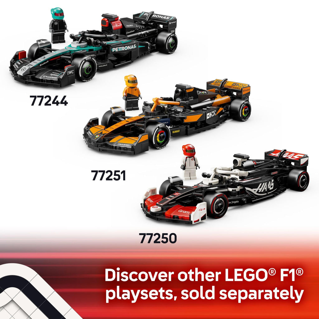 LEGO Speed Champions BWT Alpine F1 Team A524 Race Car Toy - Building Set for Kids, Boys & Girls, Ages 10+ - Toy Car for F1 Fans - Gift Idea for Birthday - 77248