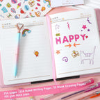 JIALILI Diary with Lock for Girls, Password Locked Journals for Teen Girls, Secret Diary Gifts for 9 10 11 12 Year Old Girls, Kids Journals Set for Ages 8-12 Teenage