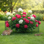 MQJIAZHI 18PCS Plant Protectors from Animals, 13"x13" Metal Plant Cages for Outdoor Plants, Reusable Plant Covers from Animals, Garden Cloche & Chicken Wire Cloche for Vegetables, Flowers, Seedlings