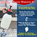 Seat Reviver Marine Mildew Stain Remover for Boat Seats, Vinyl & Plastic | Light Gel That Clings Longer | Fast-Acting | No Scrub | 32oz