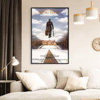 upsimples 24x36 Poster Frame, Easy Slide-In Assembly, Black, 3 Pack