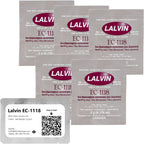 5x Lalvin EC-1118 Champagne Yeast 5g Sachet