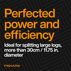 Fiskars X32 Splitting Axe 32", Splitter for Large Wood Logs & Firewood