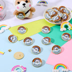 Junkin You Are Safe with Me Enamel Pins Rainbow Lapel Pride Pins Lgbtq Supports Badge Pride Accessories Cute Brooch(200 Pcs)