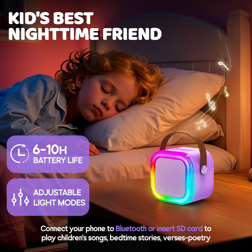 IROO Mini Karaoke Machine for Kids, Birthday Gifts Toys for Girls Ages 3-12