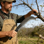 Heavy Duty Machete Billhook Sickle Knife for Cutting Trees for Yard Work Machetes Japanese Weeding Sickle for clearing Brush Garden Tools Axe Construction Blade Outdoor Additional Handle can be Added