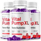 (3 Pack) Vital Pump XL Gummies, Official VitalPumpXL Gummys with All Natural Ingredients, Advanced Formula Support Supplement with Max Strength Premium Vitamins for Your Active Lifestyle (180 Gummies)