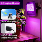Loscarol Solar Grow Light, Full Spectrum Plant Light with Timer & Remote