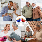 Premium Digital Hearing Aids for Seniors - Invisible in Canal (CIC) In-Ear Mini Sound Enhancer Set, Near-Invisible, Noise Cancelling, Personal Sound Hearing Amplifier - Pair - MZ-21