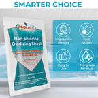 Non-Chlorine Spa Shock Oxidizer for Hot Tub, Chlorine-Free Treatment & Enhanced Oxidizing Shock for Hot Tubs & Spas, Single Dose Packets for Easy Hot Tub Maintenance & Treatment - 24 Packs (3lbs)