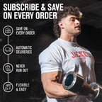 Jacked Factory NITROSURGE Pre Workout Supplement - Endless Energy, Instant Strength Gains, Clear Focus, Intense Pumps - NO Booster & Preworkout Powder with Beta Alanine - 30 Servings, Cherry Limeade