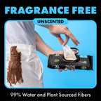 DUDE Wipes - Flushable Wipes - 8 Pack, 336 Count - Unscented Extra-Large Adult - Vitamin-E & Aloe - Septic and Sewer Safe