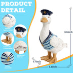Duck Garden Decor Outdoor Porch Duck Statues Lawn Ornaments for Outside