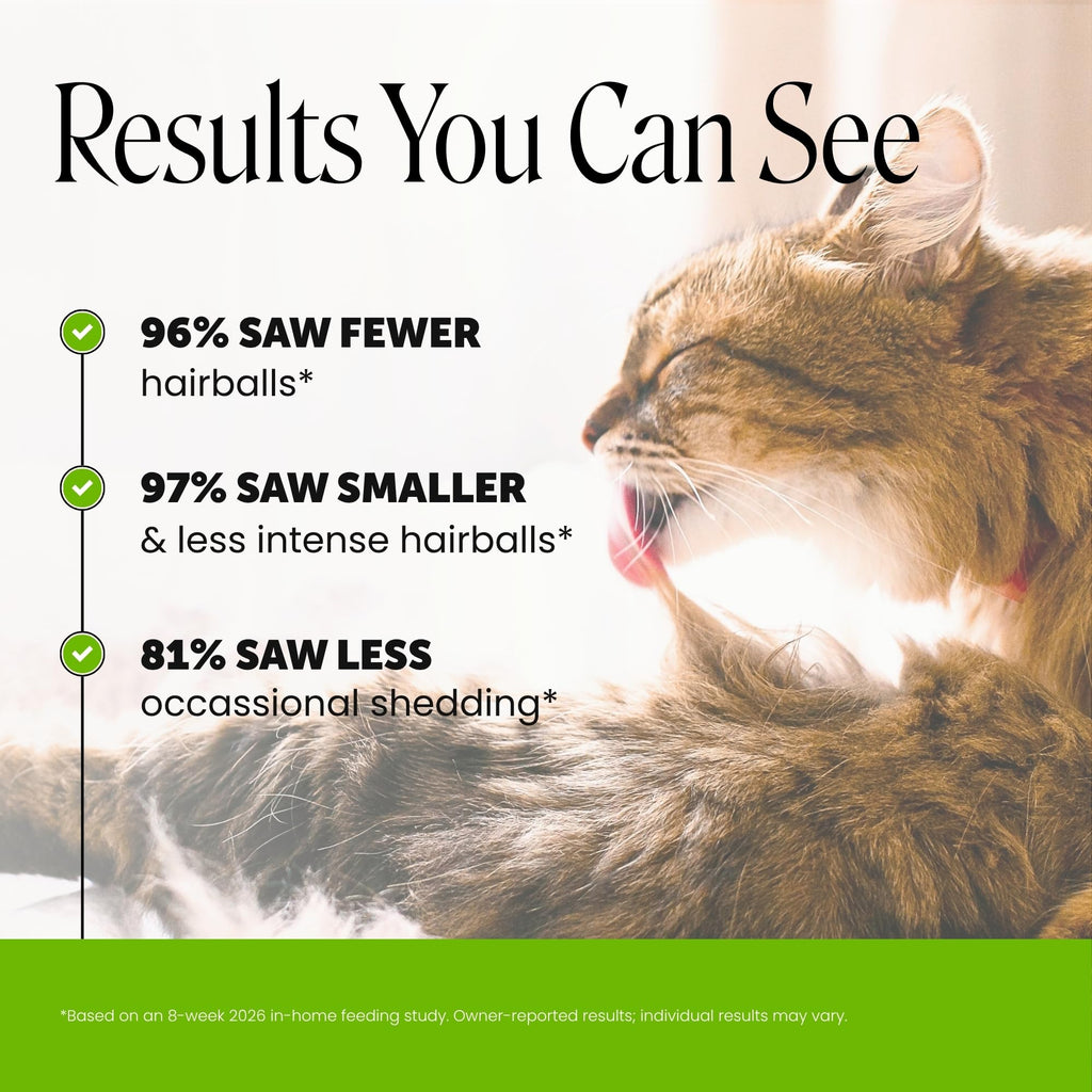 Pet Honesty Vet Backed Cat Hairball Remedy Chews, Chicken, 90-Day Supply