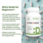 Nitric Oxide Supplement 3,000mg, 300 Capsules | 12-in-1 Complex for Men & Women – Arginine, Citrulline, Korean Red Ginseng, Tongkat Ali, Maca Root, & Marshmallow Blend*
