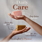 Olive Oil Soap Savon de Marseille Soap – Traditional French Milled Soap with Organic Shea Butter, Moisturizing Marseille Soap Bar Made in France, French Soap Bar, 3 x 4.4 oz – La Maison Du Savon