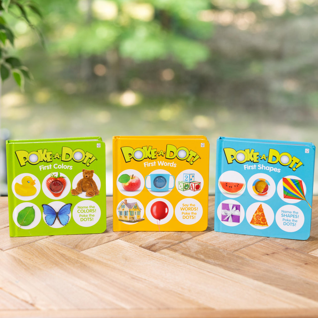 Melissa & Doug Poke-a-Dot Children’s Books 3-Pack – First Words, Shapes, And Colors