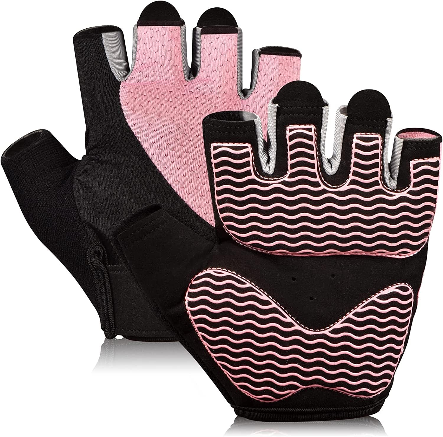 Sunnex Fingerless Gym Gloves for Weightlifting - Lightweight, Breathable Fitness Gloves for Training, Lifting, Cycling, Climbing, Rowing