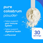 Zena Nutrition Bovine Colostrum Powder Supplement, 1000mg Pure Colostrum, Supports Immune and Digestive Health, Promotes Gut Health, Keto, Gluten Free, Fat Free, Grass Fed, Unflavored, 30 Servings