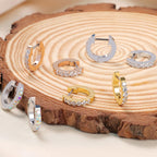 Limerencia Hypoallergenic Implant Grade Titanium Huggie Hoop Earrings