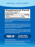 Natural Vitality MaxCalm Magnesium Powder | High Absorbable Ionic Glycinate and Citrate Formula | 8oz Unflavored Supplement