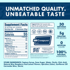 BEAST BITES - Creatine Infused Gummies - 5g Creapure Creatine Monohydrate Per Serving - NSF Certified for Sport - 30 Servings (Blue Raspberry)