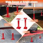 House Jacks for Leveling Crawlspace, 16" - 21" Height Range, 11023 lbs Max Load Capacity, House Floor Jacks Post Pole for Leveling, 2 Pack